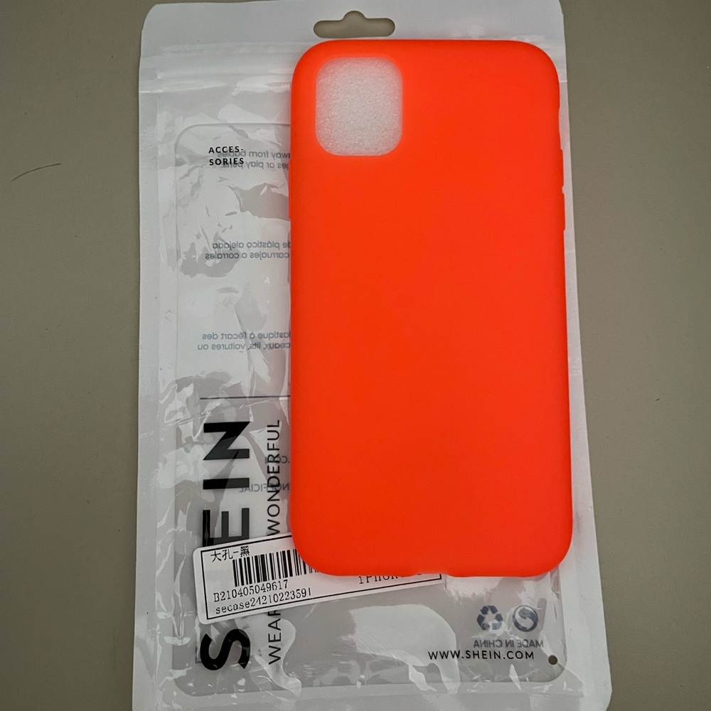 orange neon phone case